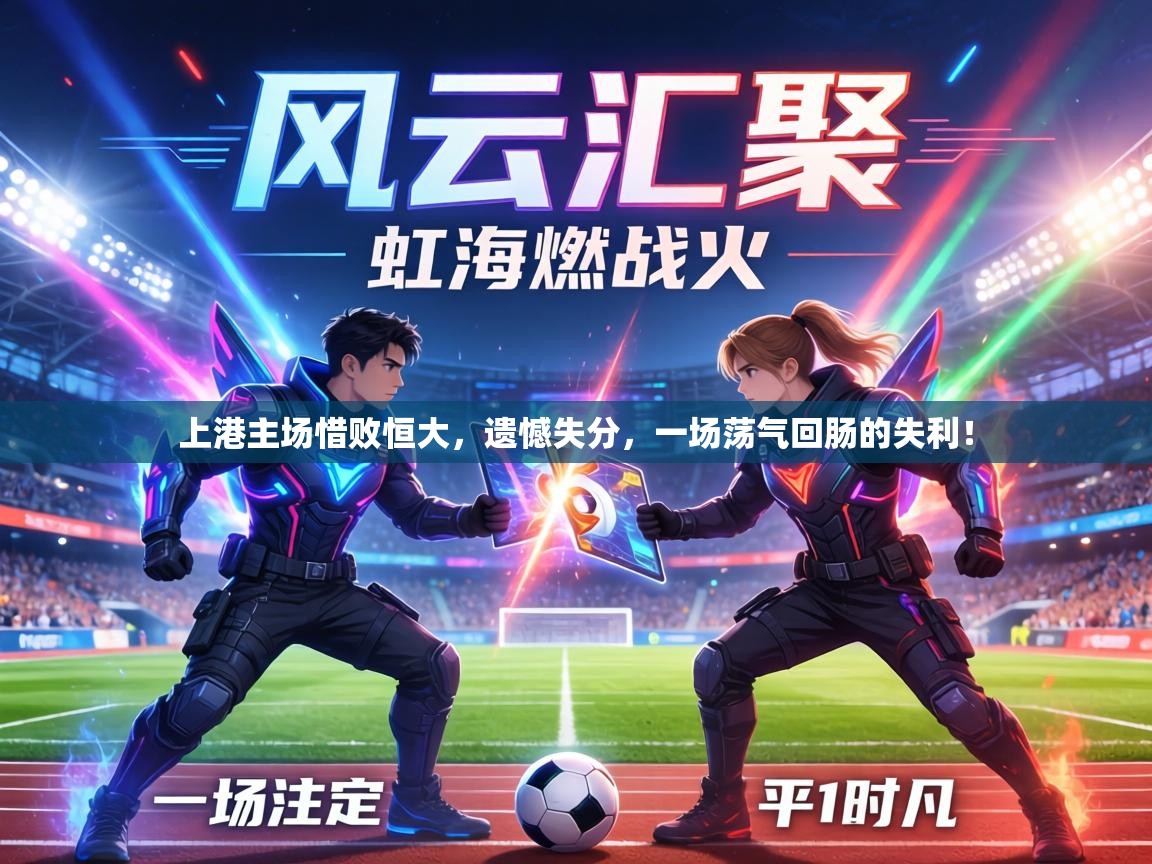 上港主场惜败恒大，遗憾失分，一场荡气回肠的失利！